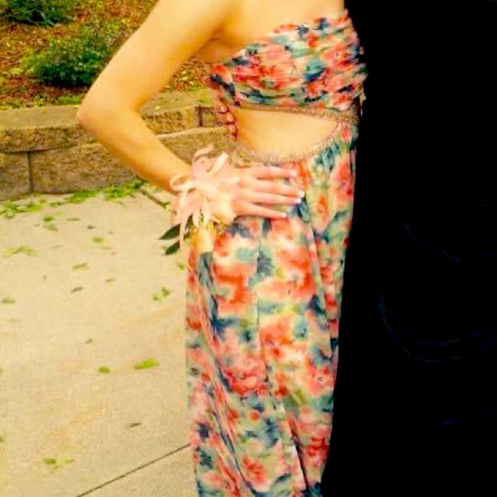 Floral prom dress
